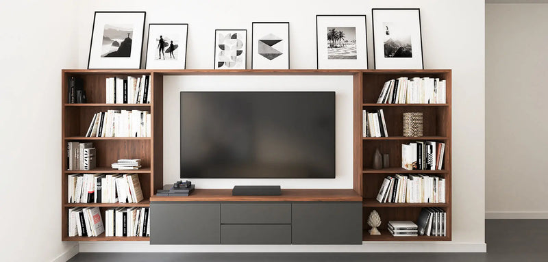 Slimline Wall-Mounted TV Unit