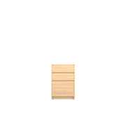Kara 2 Drawer and 1 Filing Drawer Desk Base - Oak/Oak