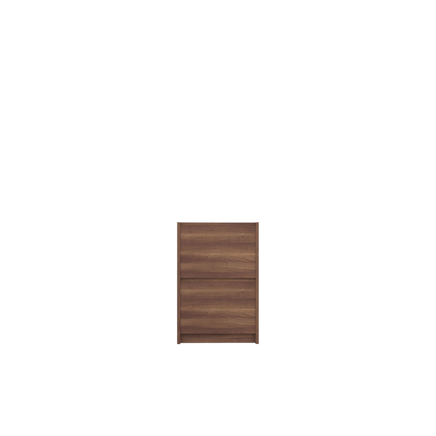 Kara 2 Filing Drawer Desk Base - Walnut/Walnut