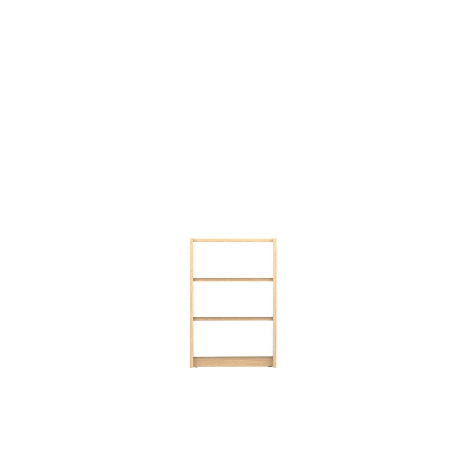 Kara 3 Drawer Desk Base - Oak/White
