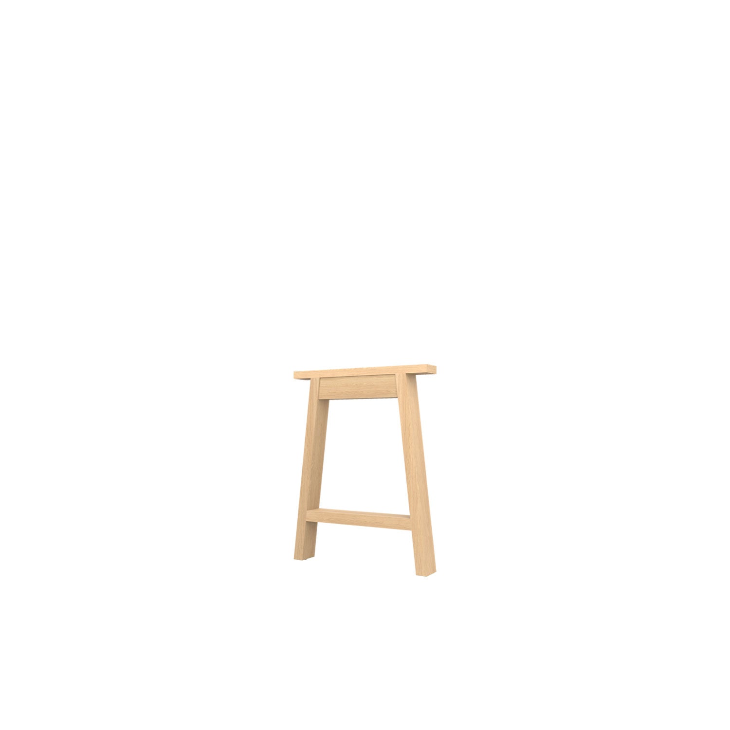 Kara "A" Frame Desk Base - Oak/Oak