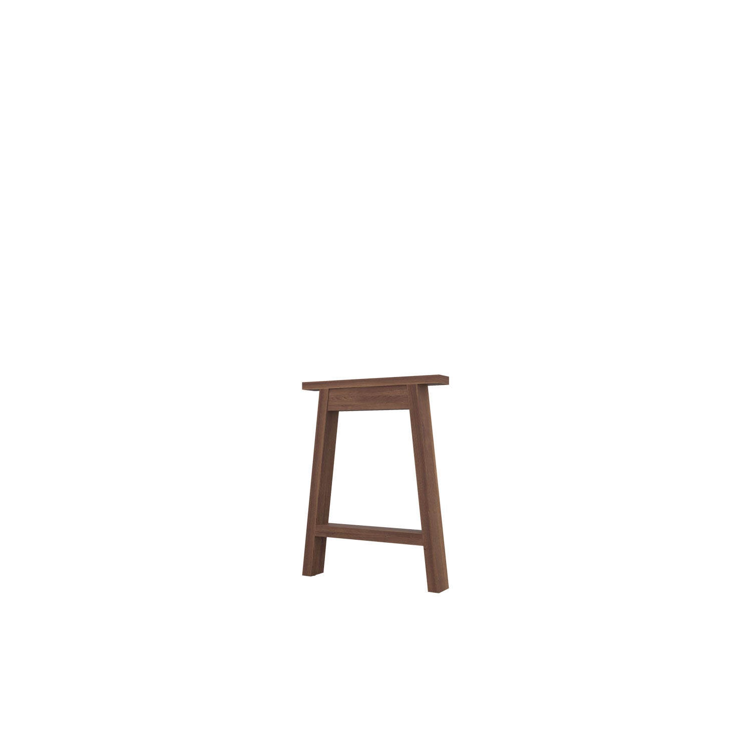 Kara "A" Frame Desk Base - Walnut/Walnut