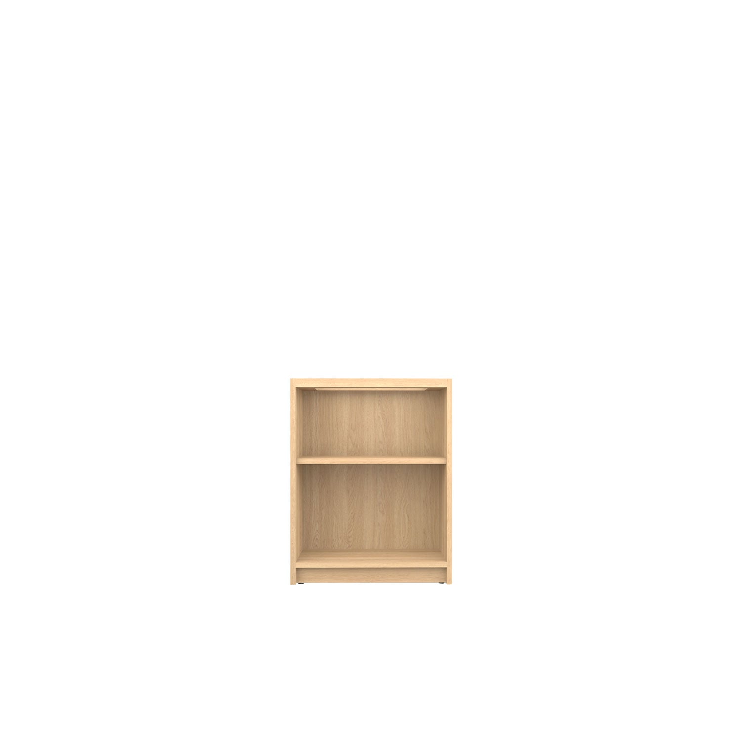 Kara Bookcase Desk Base - Oak/Oak