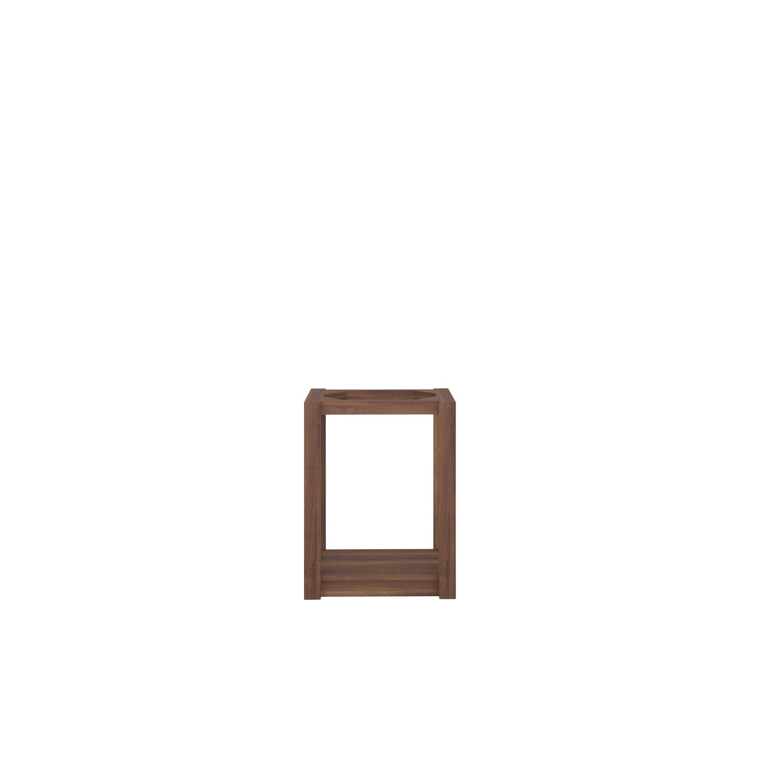 Kara CPU Desk Base - Walnut/Walnut