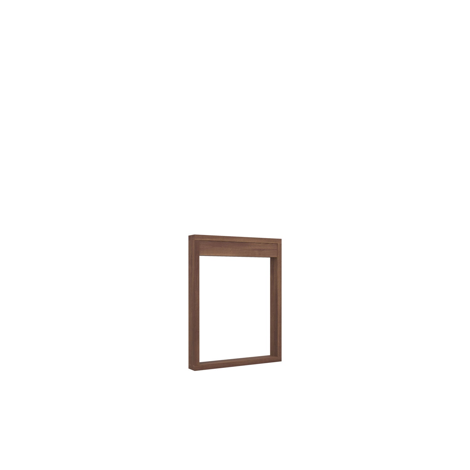 Kara "O" Frame Desk Base - Walnut/Walnut