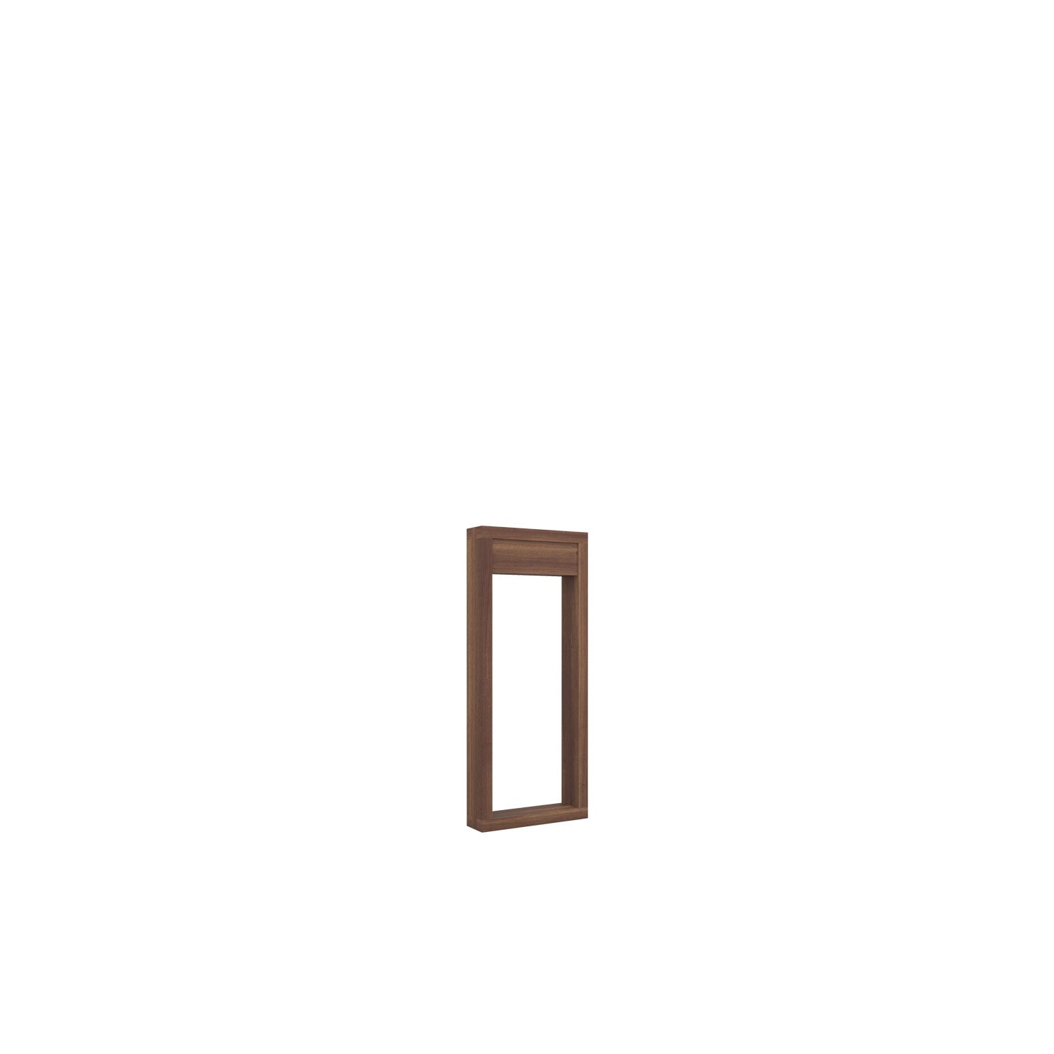 Kara "O" Frame Mid Desk Base - Walnut/Walnut
