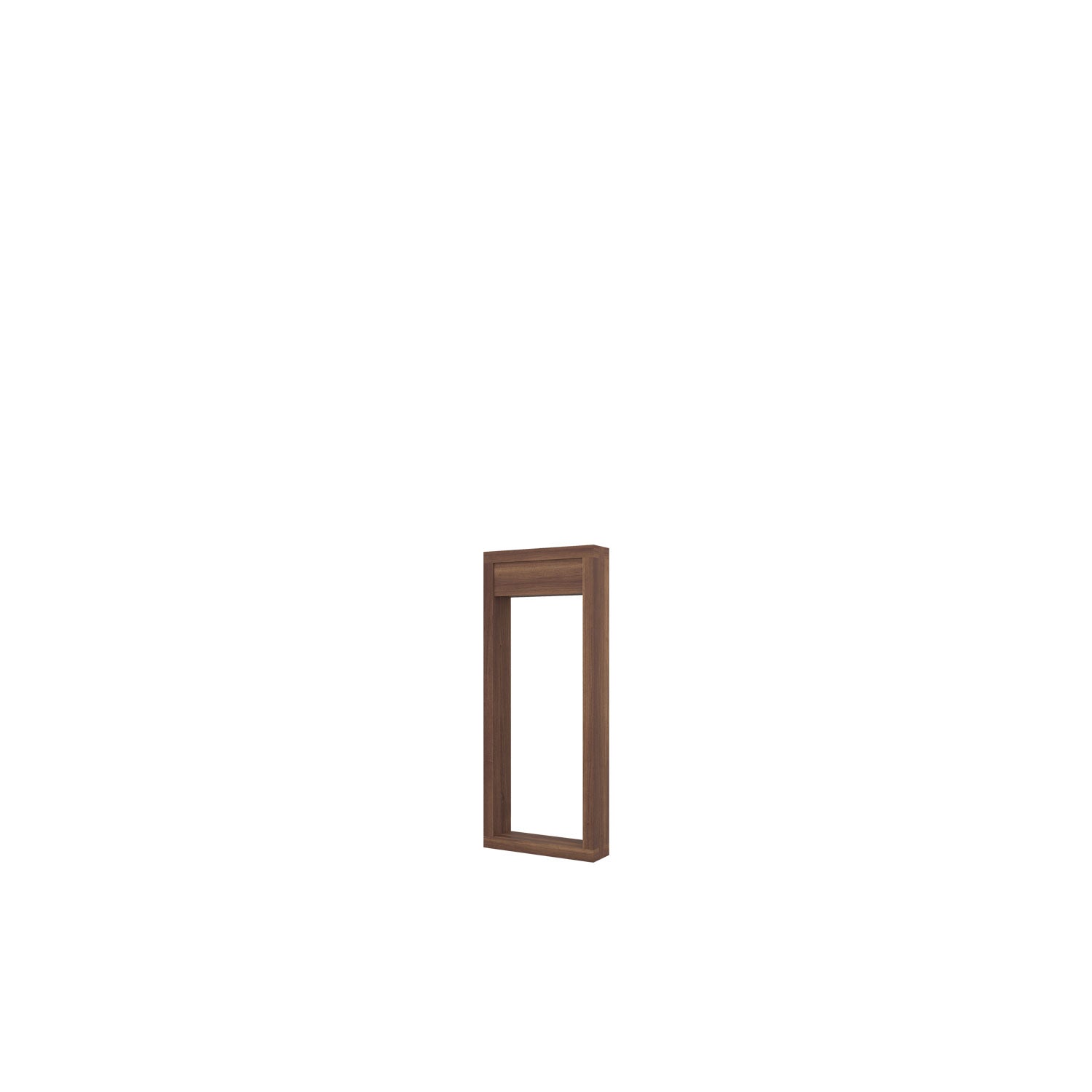Kara "O" Frame Mid Desk Base - Walnut/Walnut
