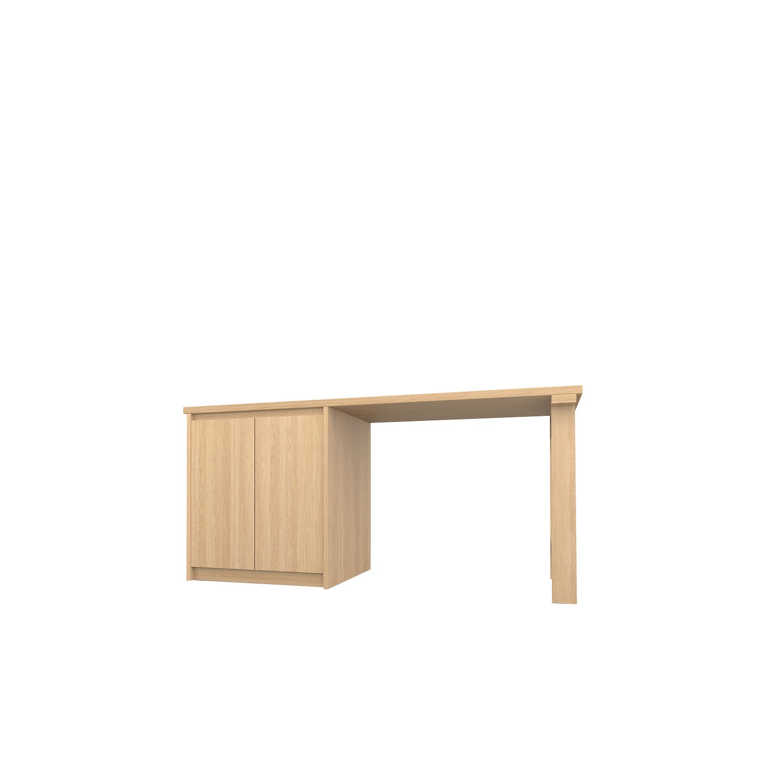 Kara Printer Desk - L160 / Oak/Oak