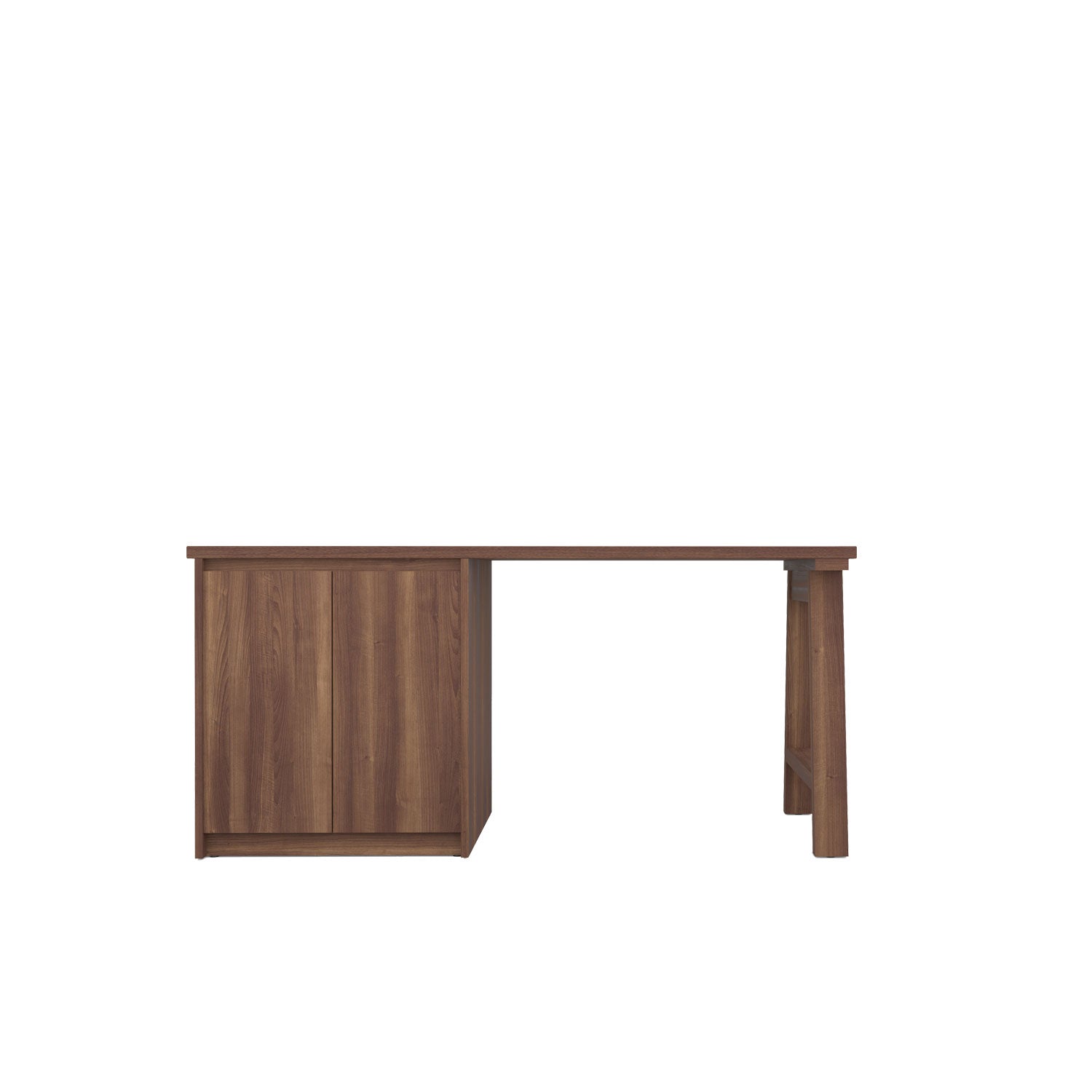 Kara Printer Desk - L160 / Walnut/Walnut