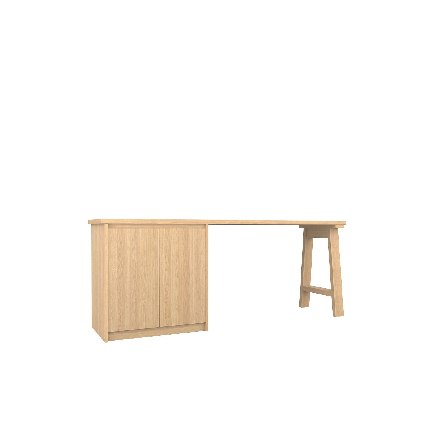 Kara Printer Desk - L180 / Oak/Oak