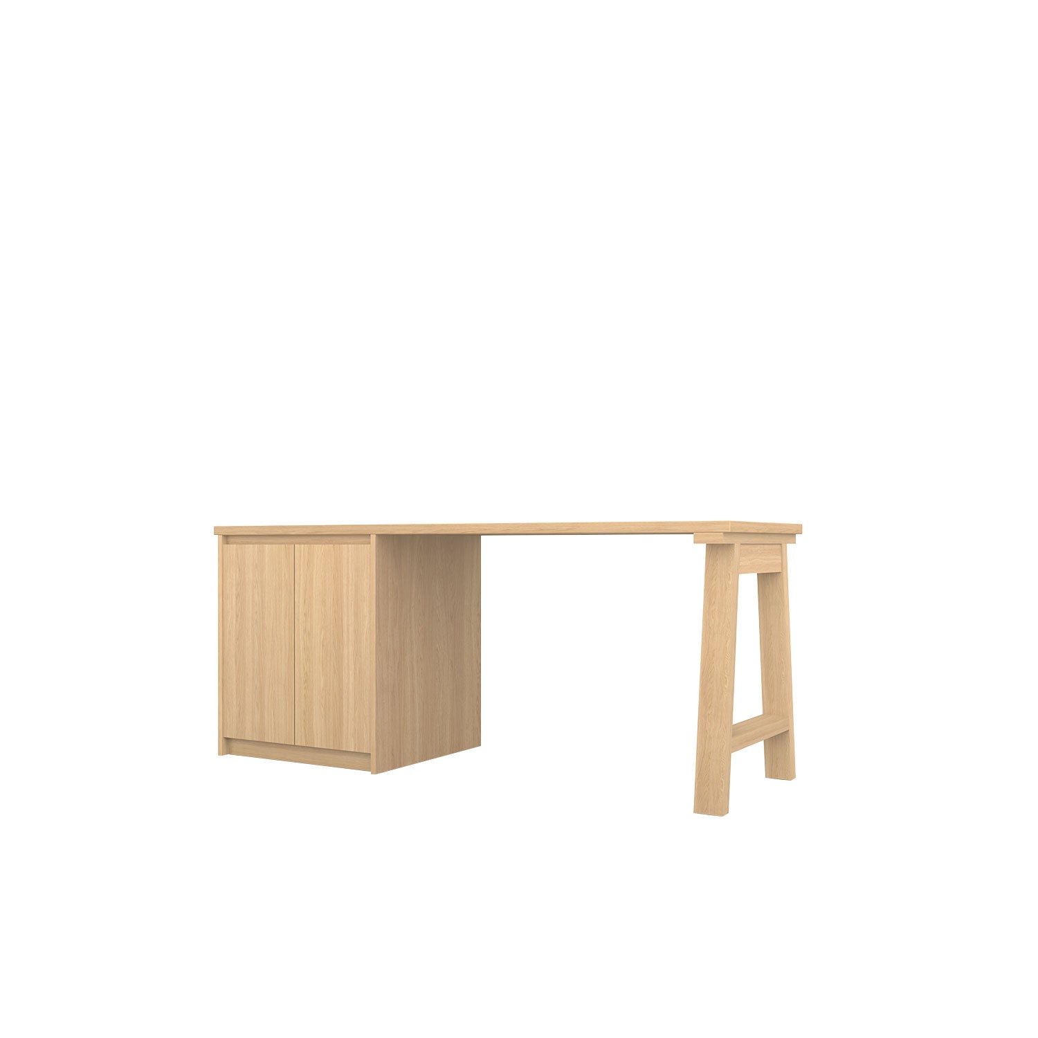 Kara Printer Desk - L180 / Oak/Oak