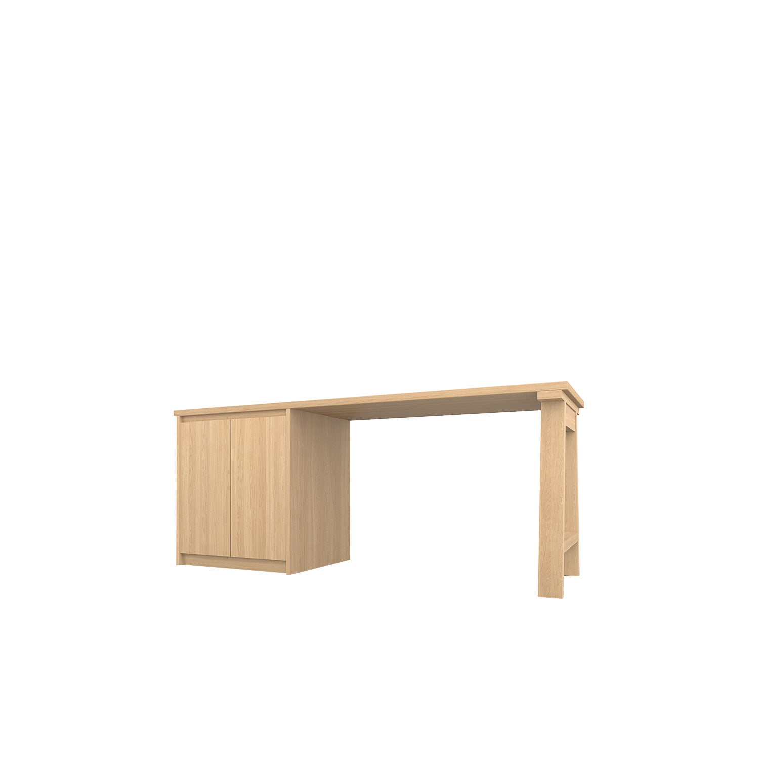 Kara Printer Desk - L180 / Oak/Oak