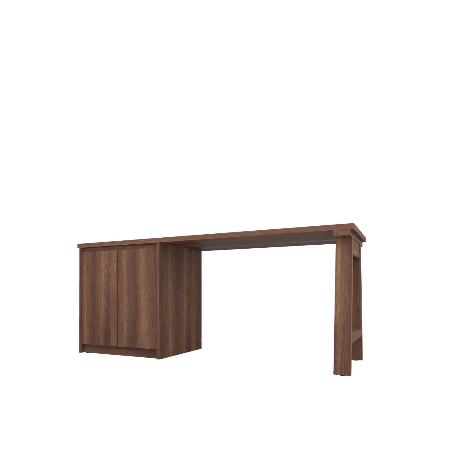 Kara Printer Desk - L180 / Walnut/Walnut