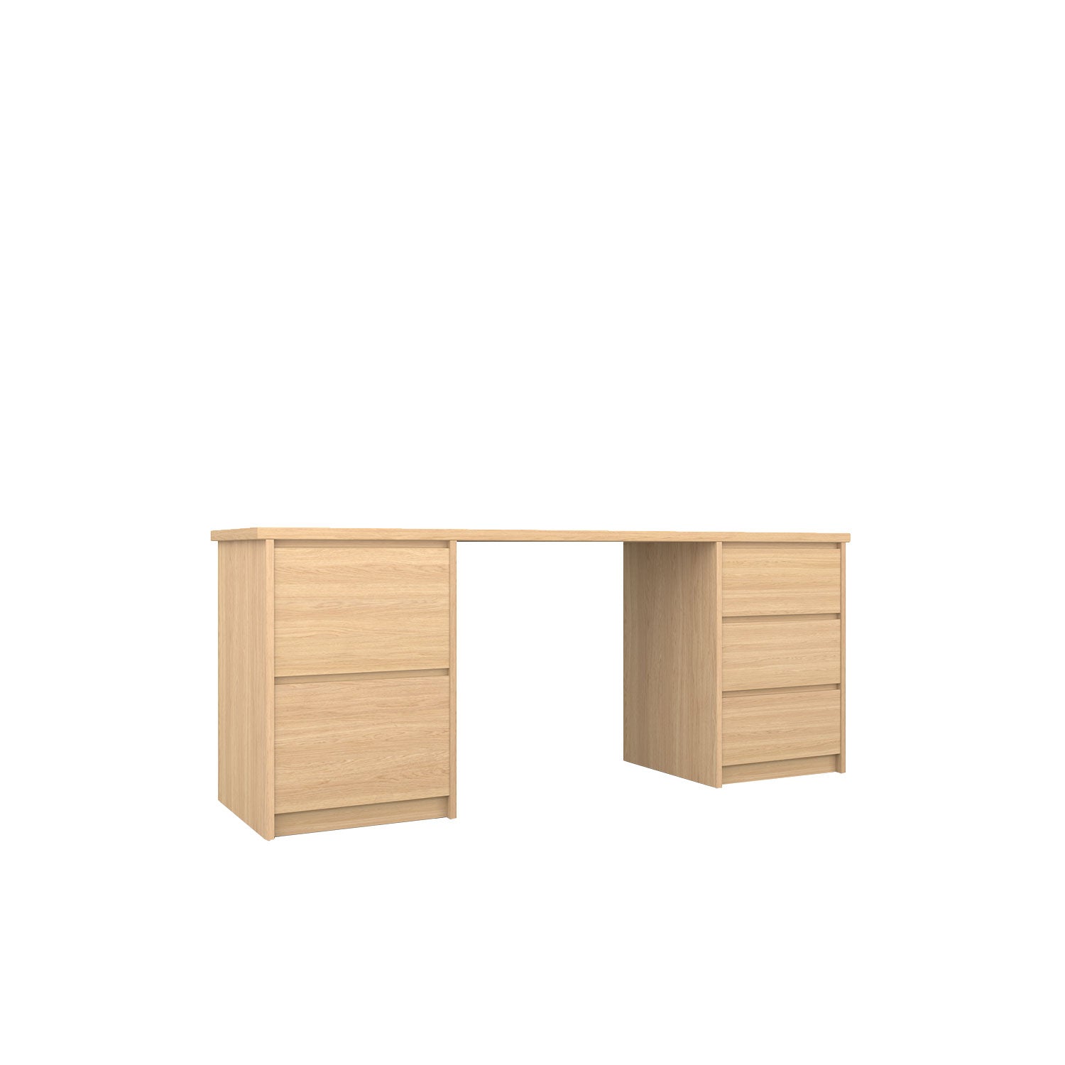 Kara Storage and Filing Desk - L180 / Oak/Oak