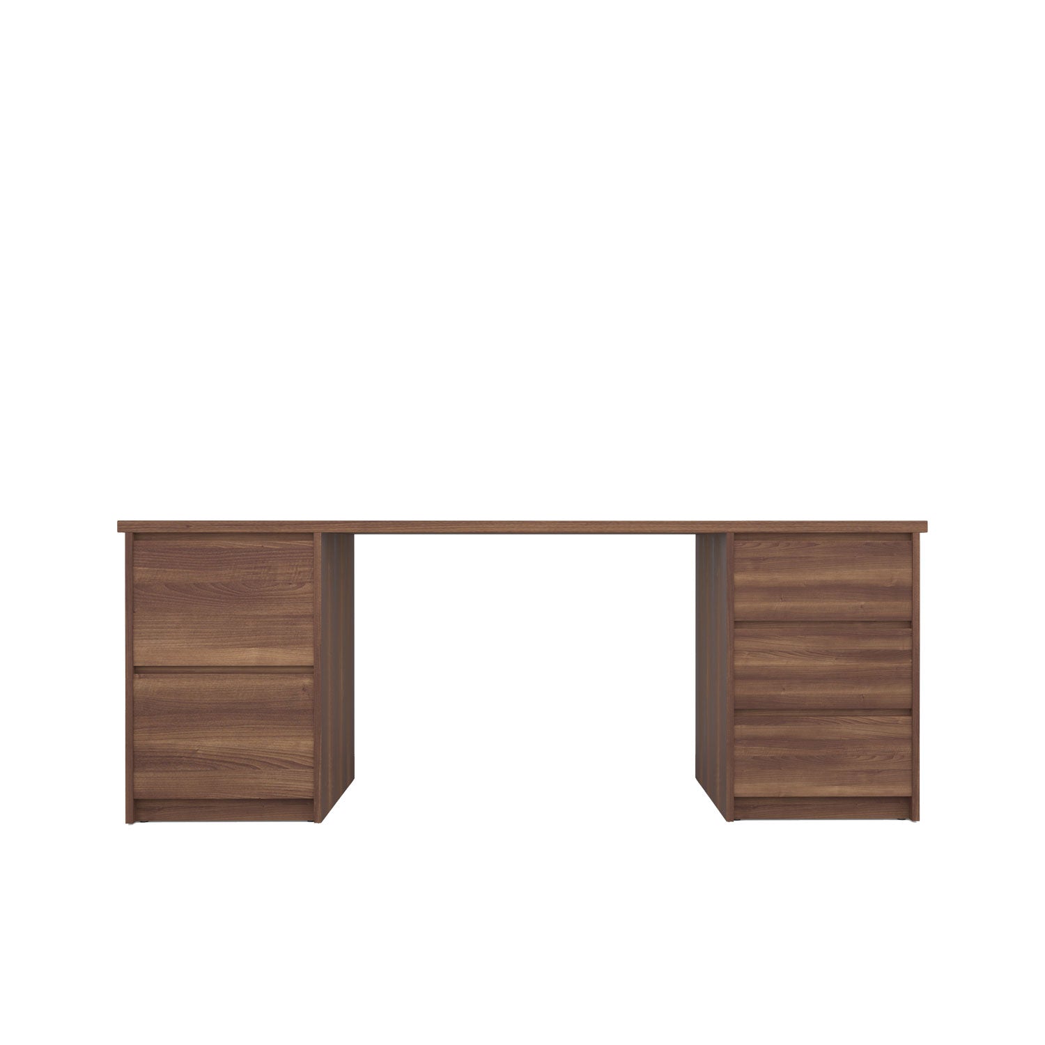 Kara Storage and Filing Desk - L200 / Walnut/Walnut
