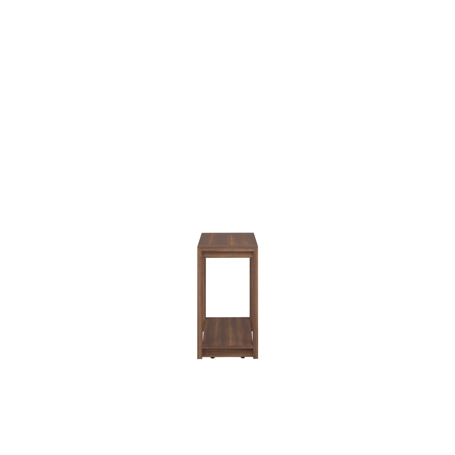 Kara Wheeled CPU Housing - Walnut/Walnut
