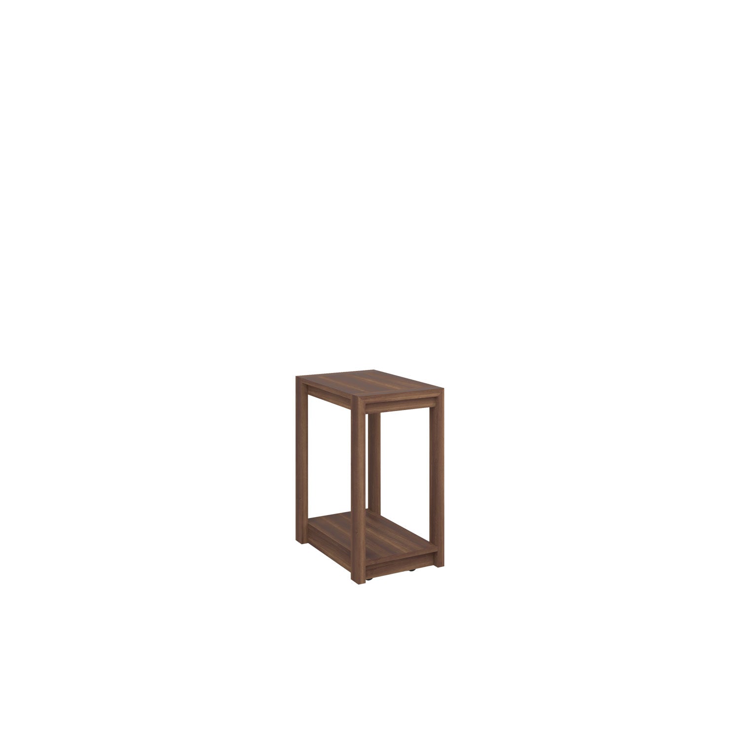 Kara Wheeled CPU Housing - Walnut/Walnut