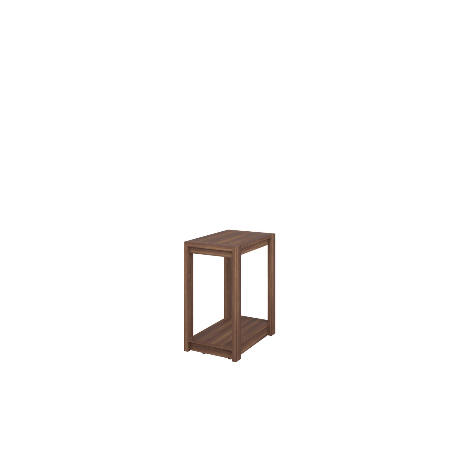 Kara Wheeled CPU Housing - Walnut/Walnut
