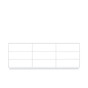 Knit 9 Drawer Dresser 210 White