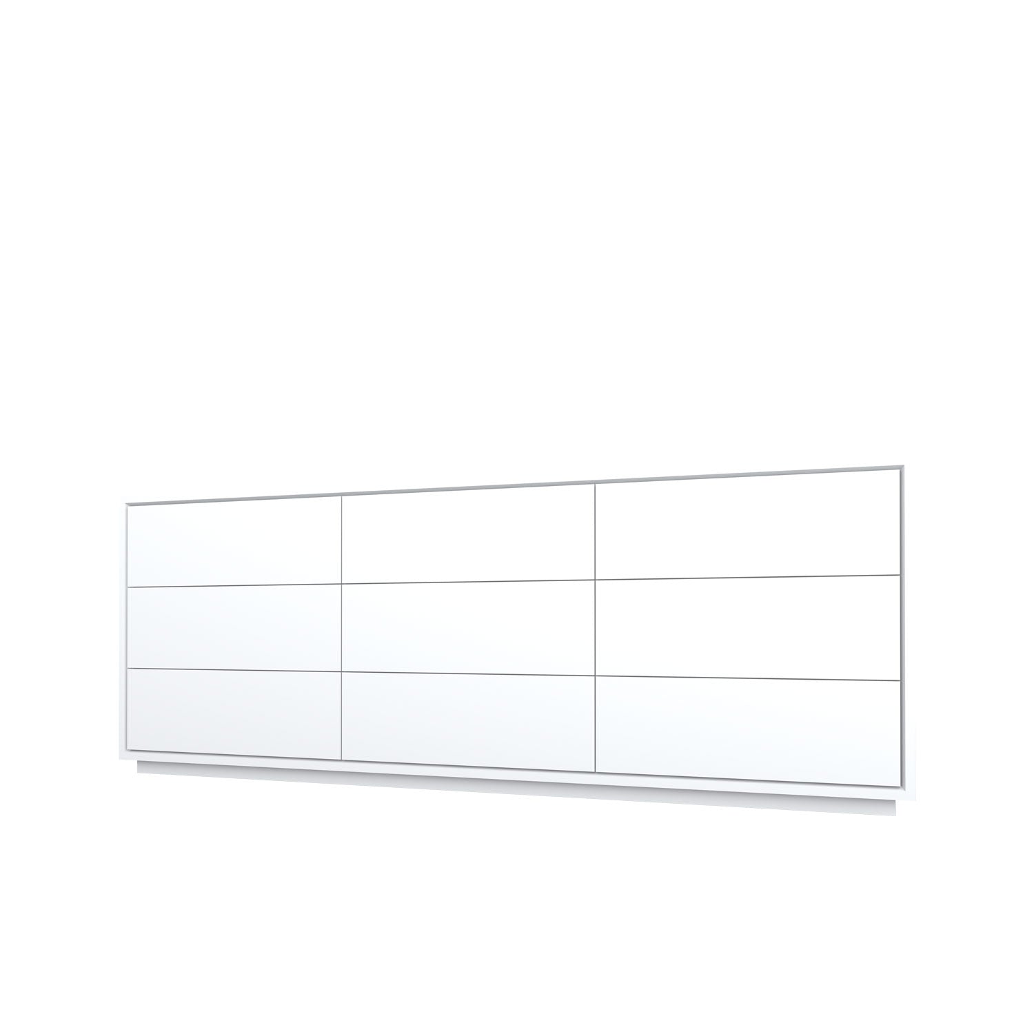 Knit 9 Drawer Dresser 210 White