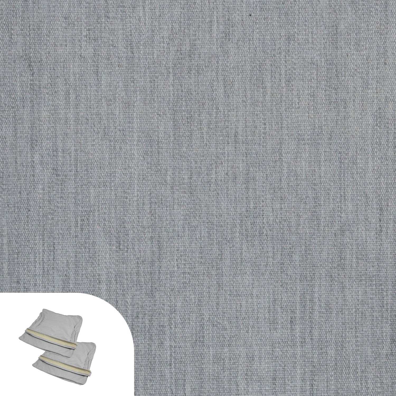 Manhattan Cushion Cover Replacement - Loveseat / Sunbrella Granite Grey