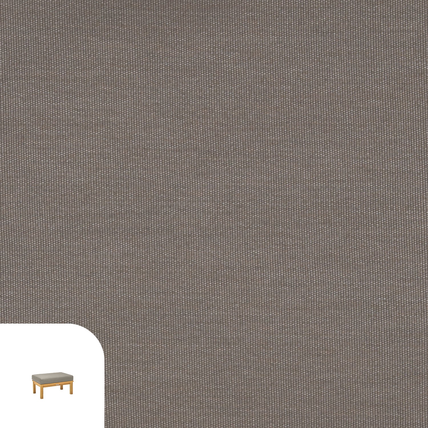 Manhattan Cushion Cover Replacement - Ottoman / Sunbrella Taupe