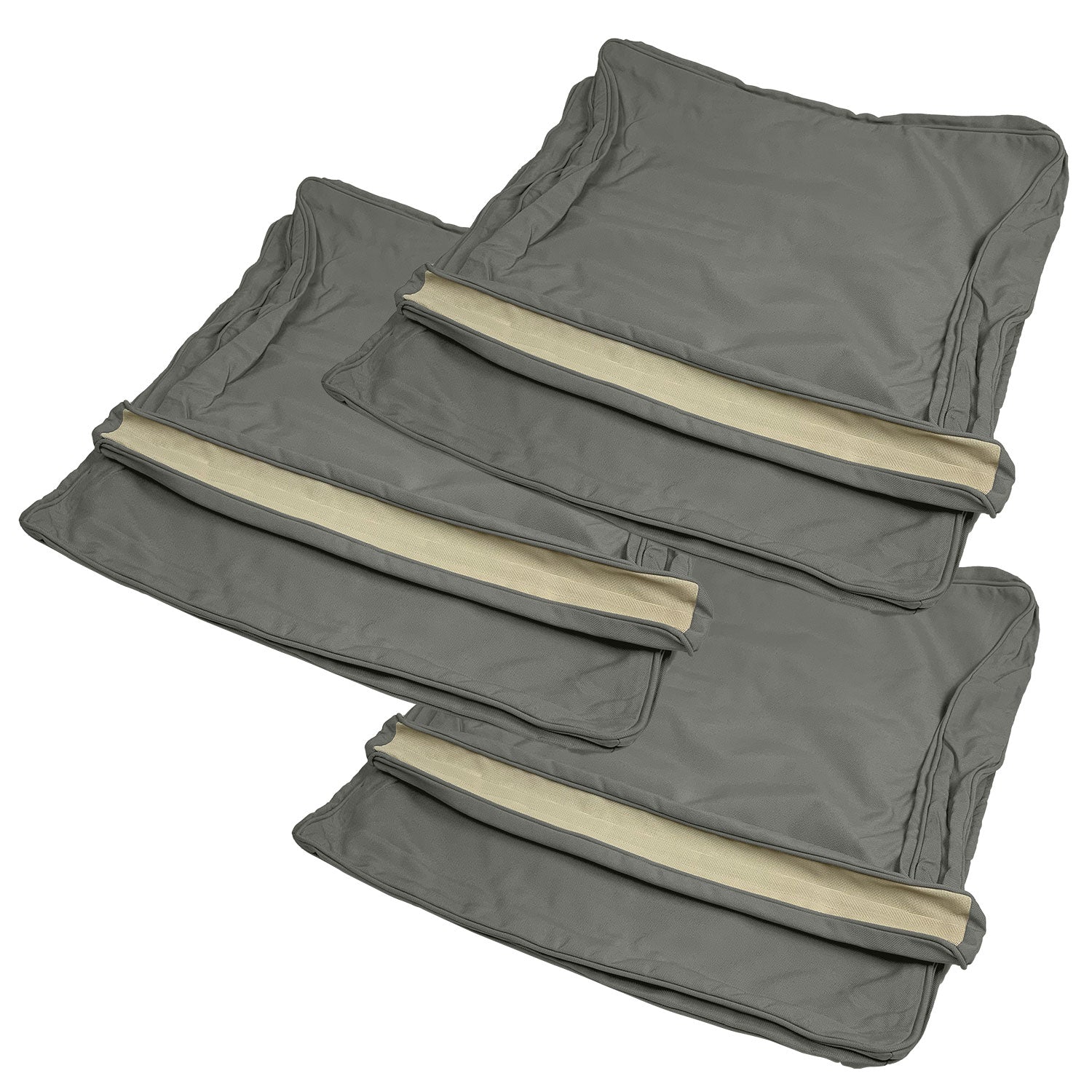 Manhattan Cushion Cover Replacement - Sofa / Olefin Charcoal