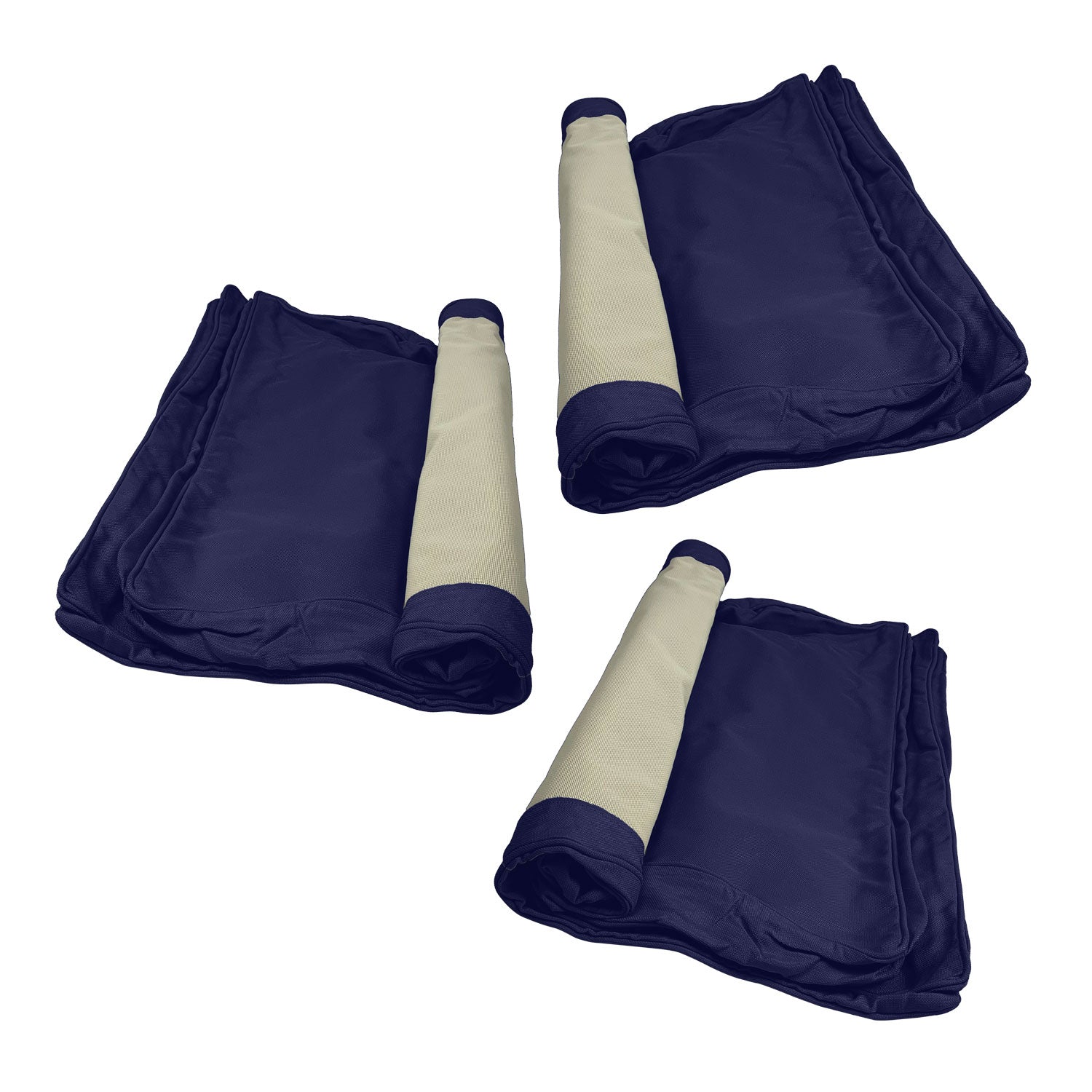 Manhattan Cushion Cover Replacement - Sofa / Olefin Navy