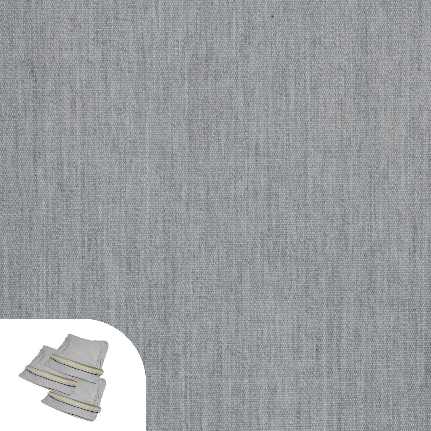 Manhattan Cushion Cover Replacement - Sofa / Sunbrella Granite Grey