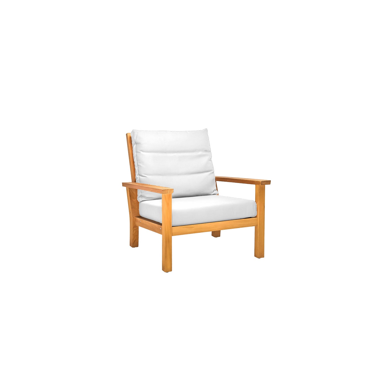 Manhattan Outdoor Deep Seater - Sunbrella White