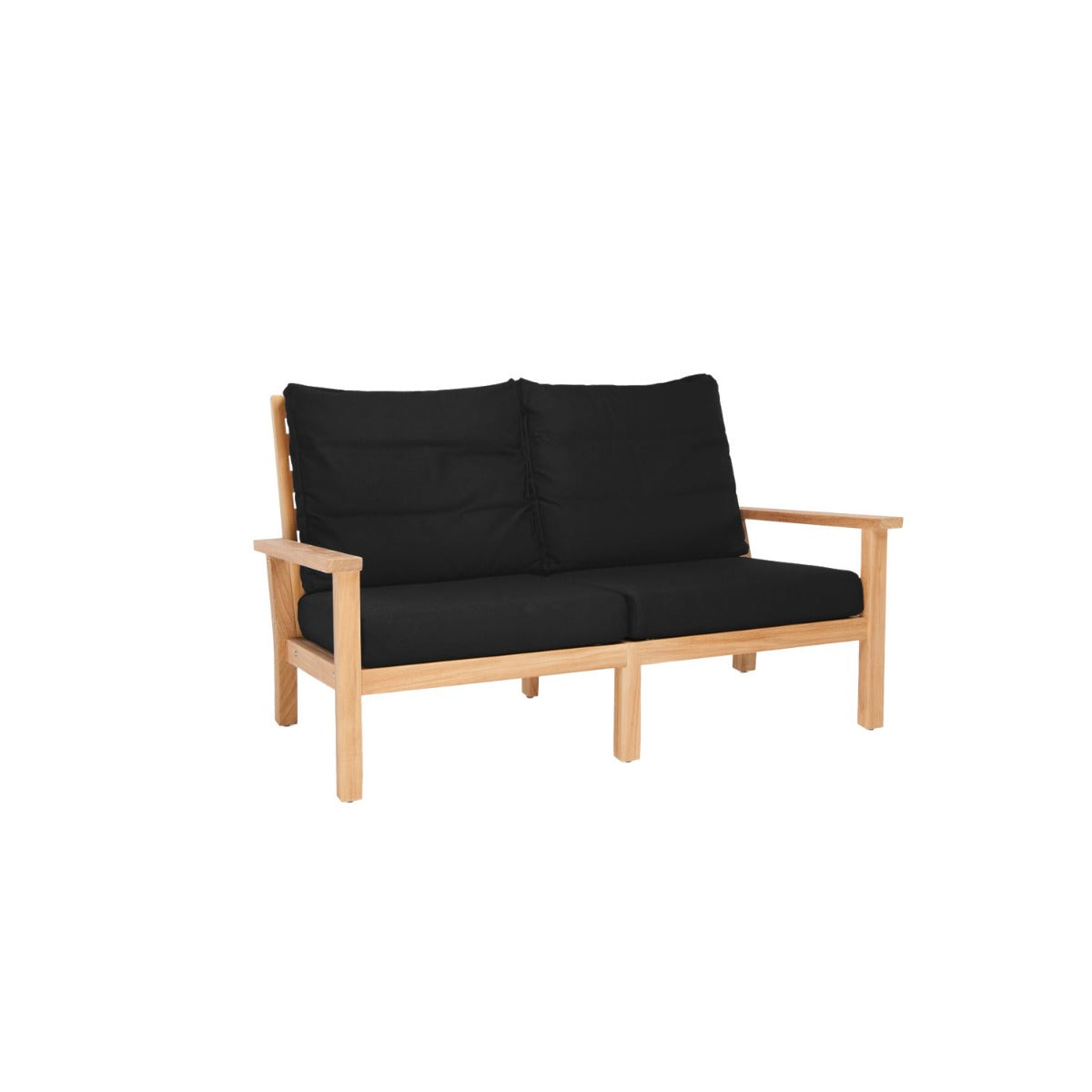 Manhattan Outdoor Sofa - L151 - 2 Seater / Sunbrella Raven Black