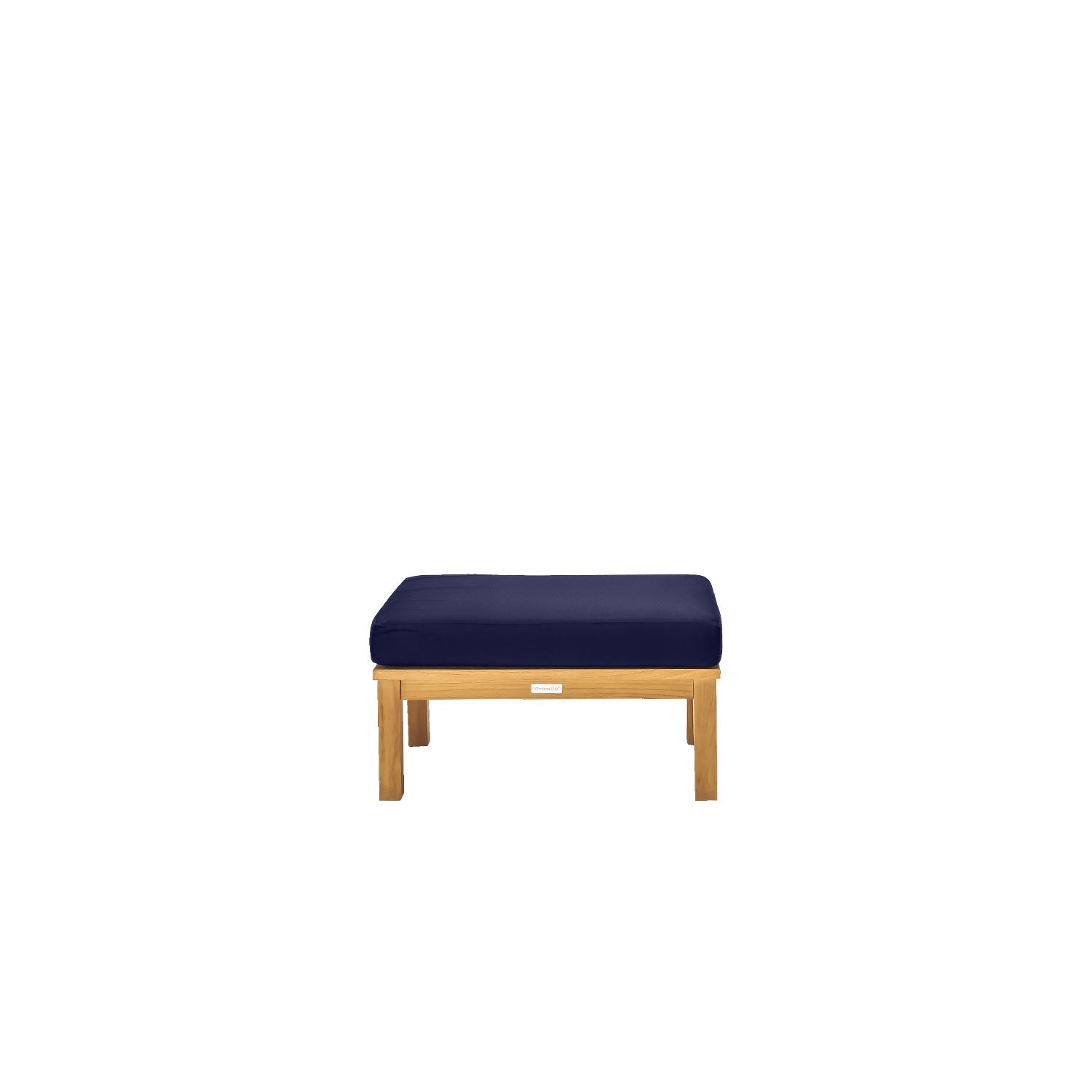 Manhattan Outdoor Ottoman - Olefin Navy