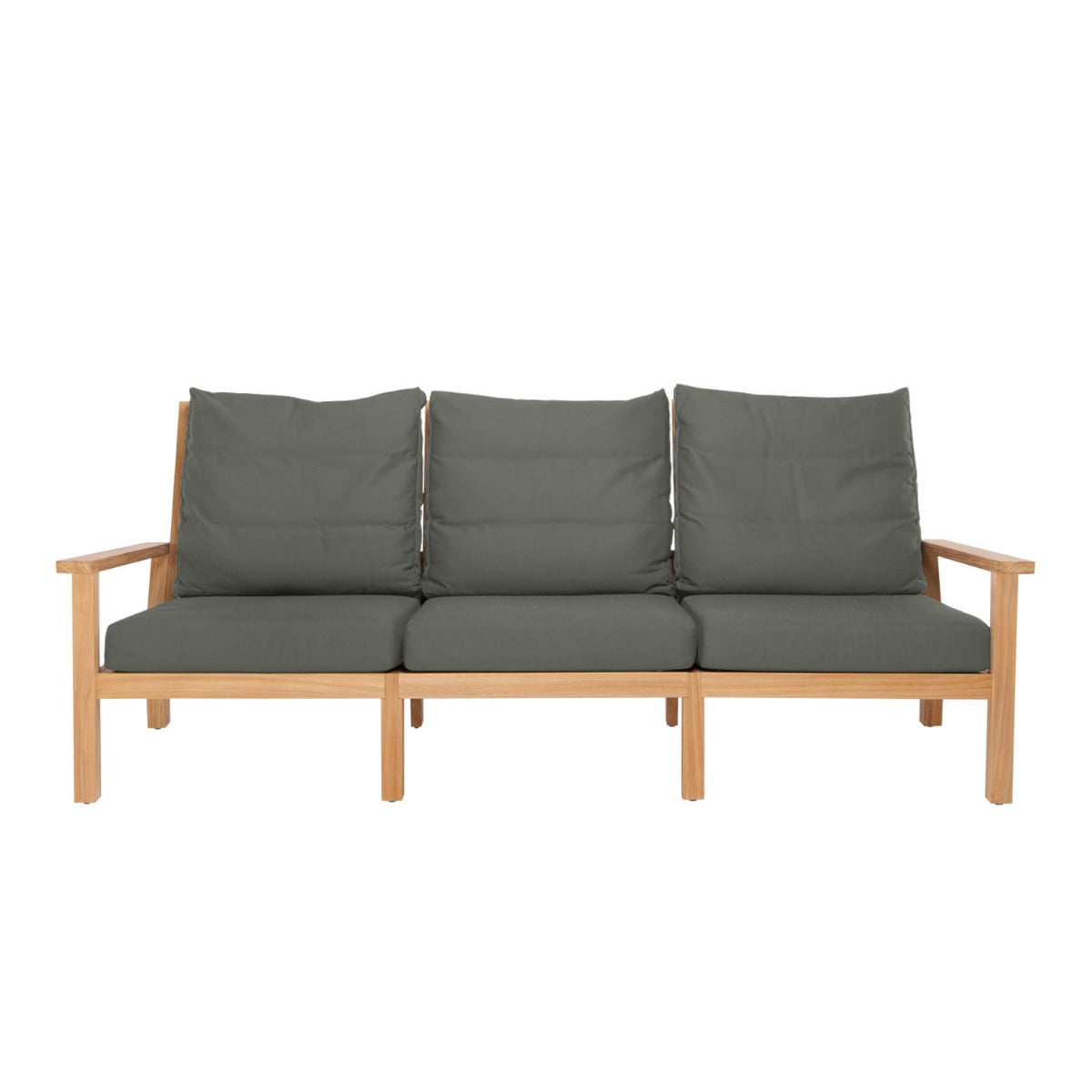 Manhattan Outdoor Sofa - L221 - 3 Seater / Olefin Charcoal