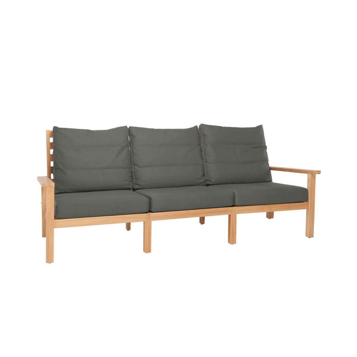 Manhattan Outdoor Sofa - L221 - 3 Seater / Olefin Charcoal
