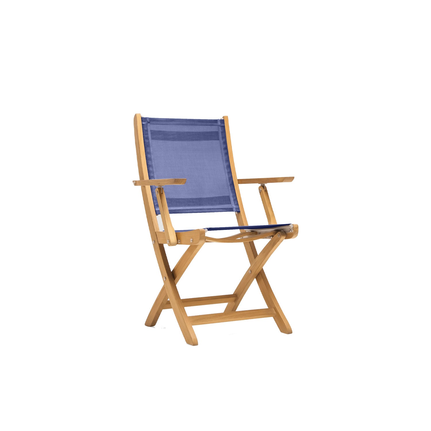 Mendez Folding Chair Dark Blue - Armchair
