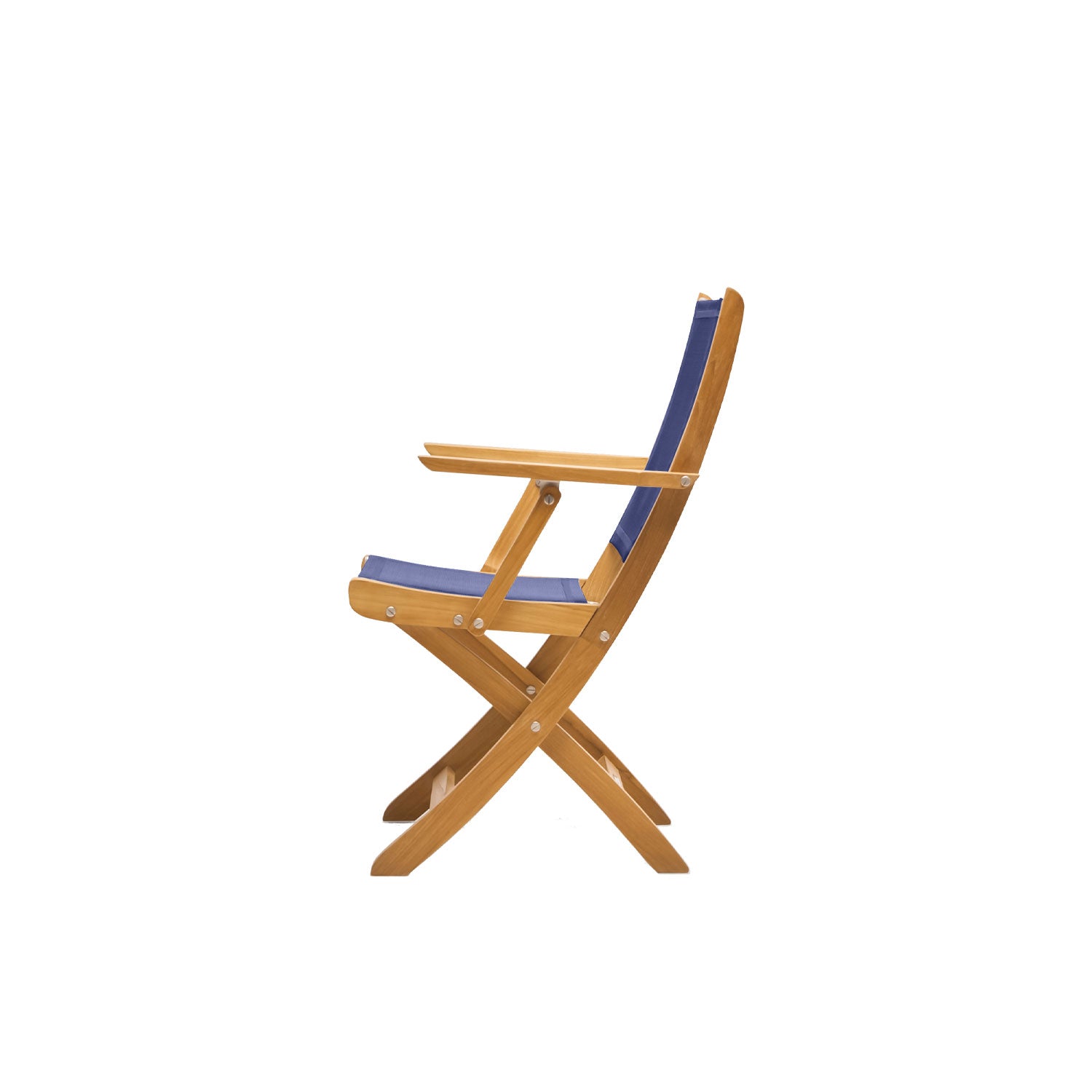 Mendez Folding Chair Dark Blue - Armchair