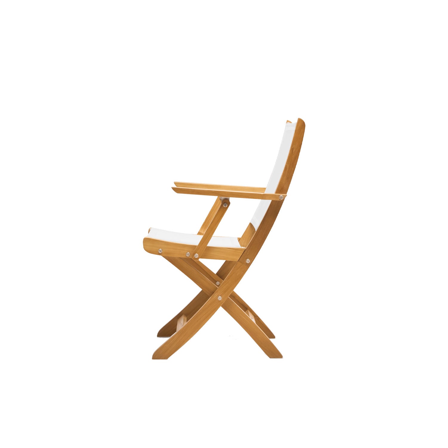 Mendez Folding Chair White - Armchair