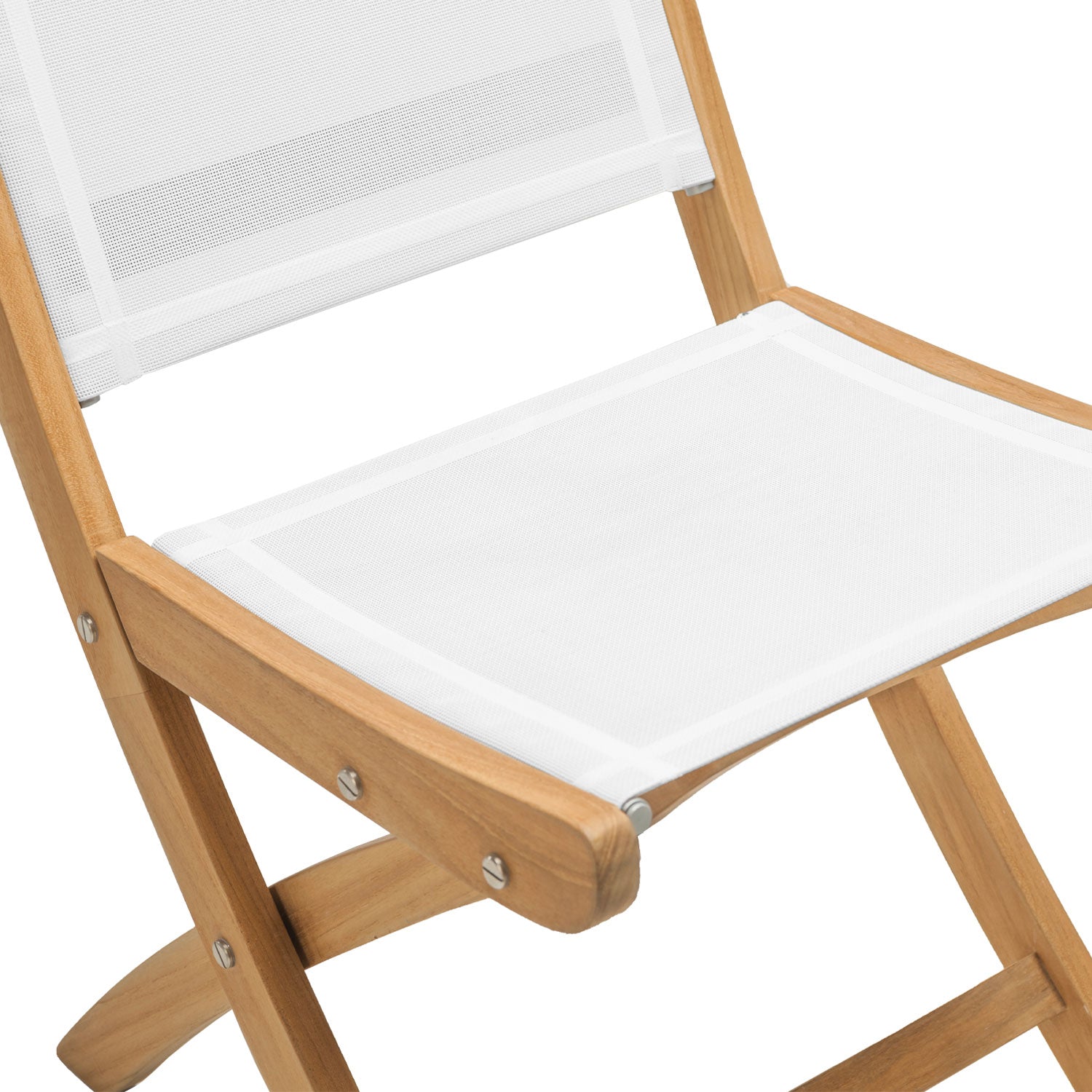 Mendez Folding Chair White - Side Chair