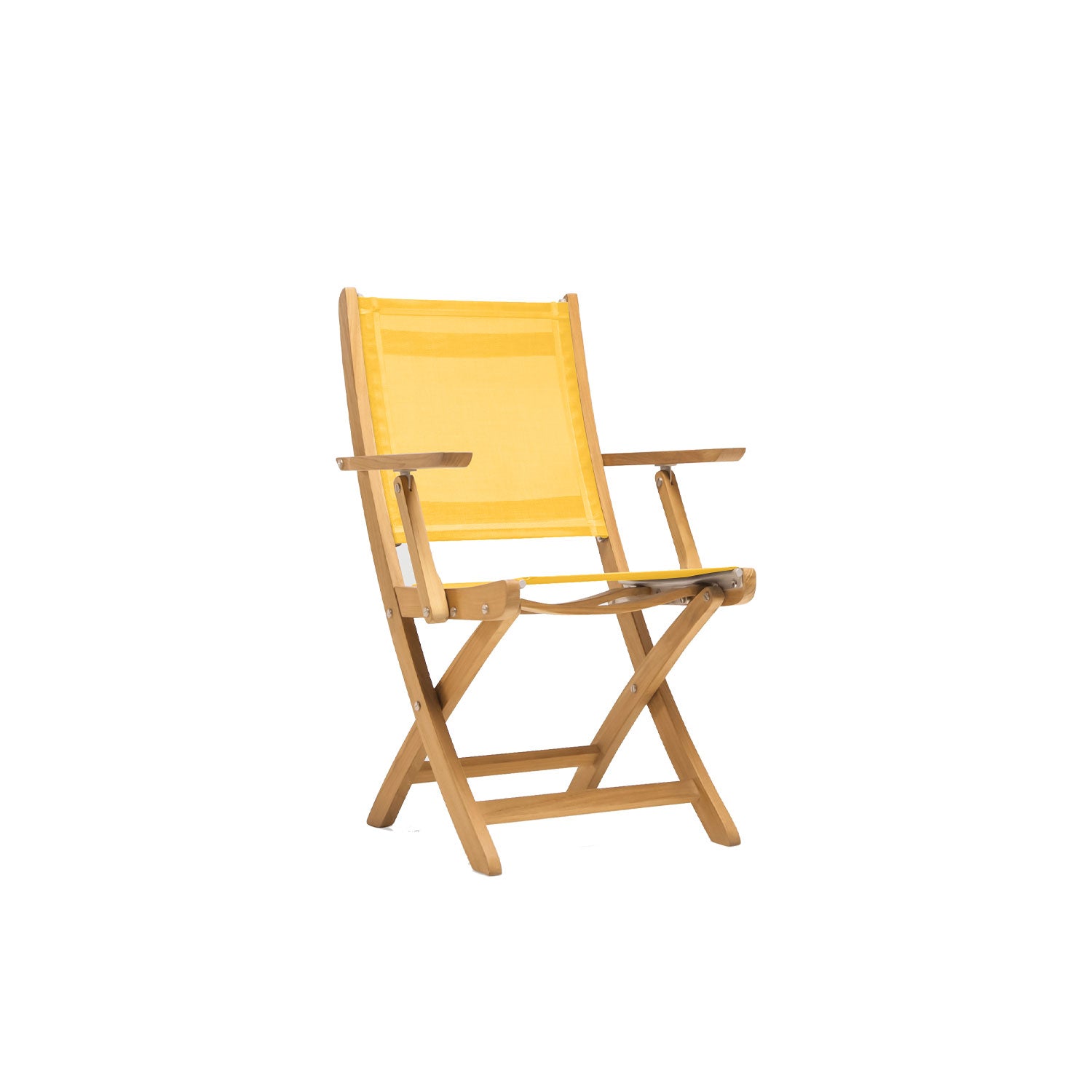 Mendez Folding Chair Yellow - Armchair