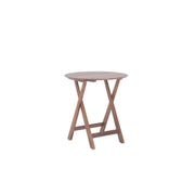 Morse Round Folding Dining Table - Teak Amber