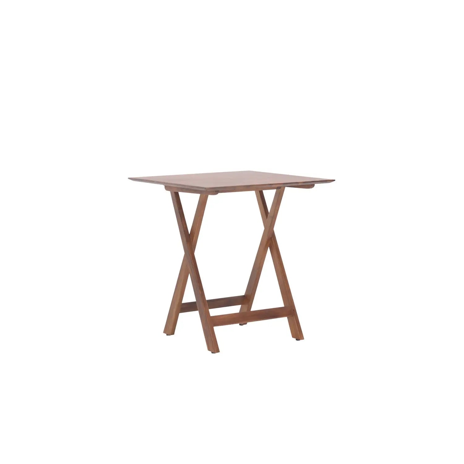 Morse Square Folding Dining Table - Teak Amber