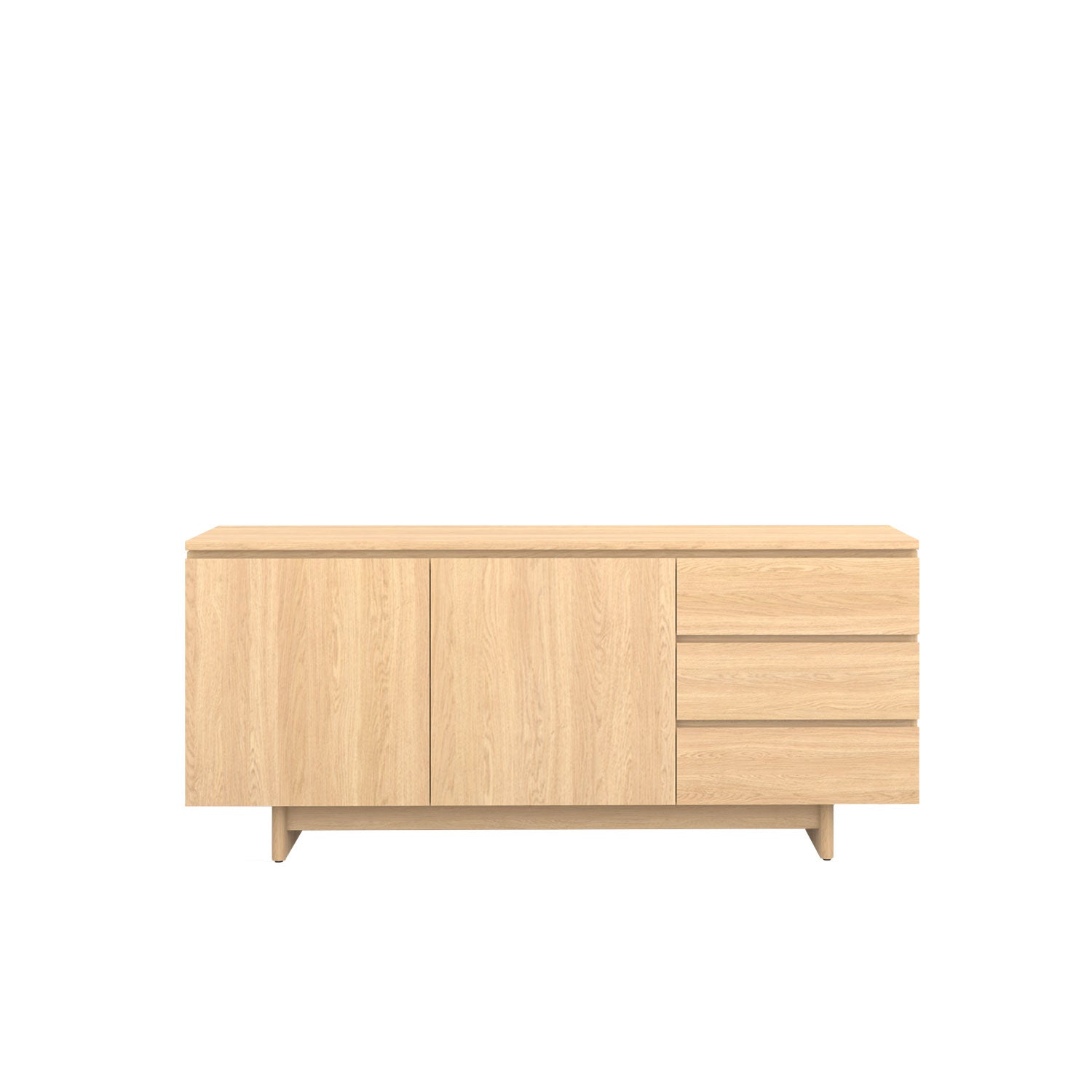 Moxie Buffet 180 Oak - Oak/Oak / Solid Oak