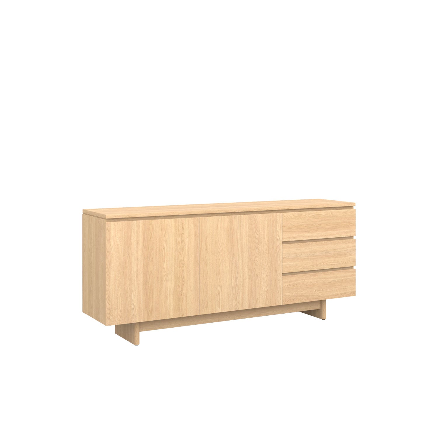 Moxie Buffet 180 Oak - Oak/Oak / Solid Oak