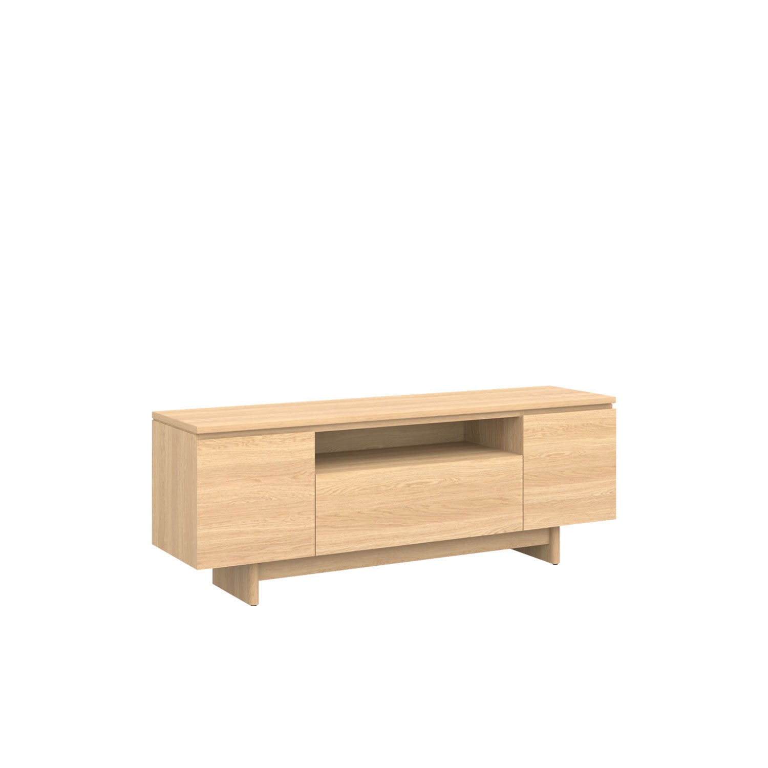 Moxie TV Unit 160 Oak - Oak/Oak / Oak Veneer