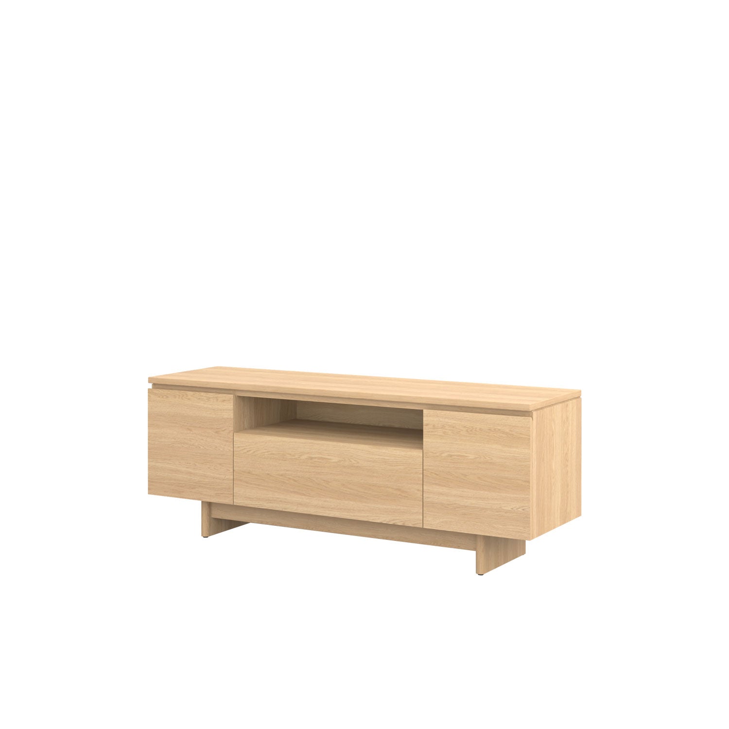 Moxie TV Unit 160 Oak - Oak/Oak / Oak Veneer