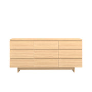 Moxie 9 Drawer Dresser 200 Oak - Oak/Oak / Oak Veneer