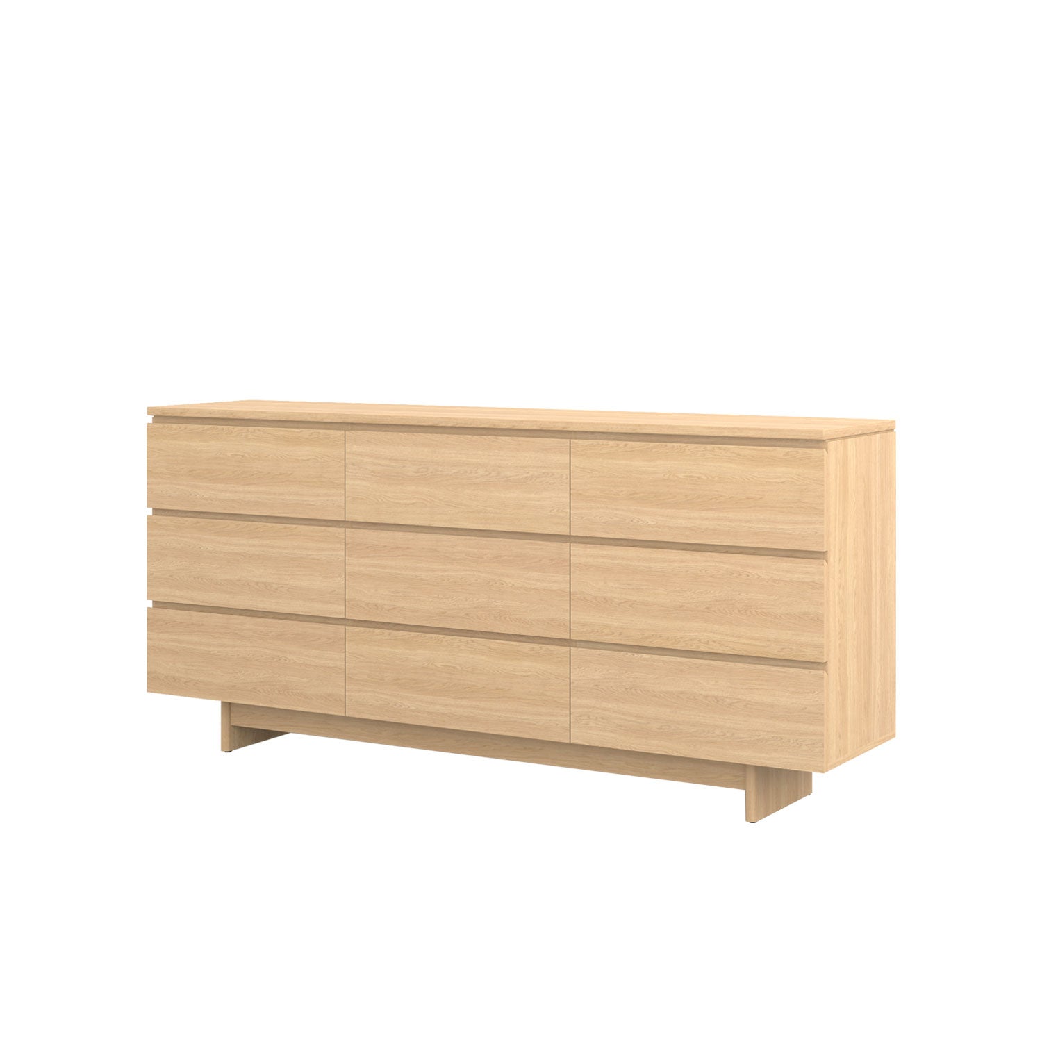 Moxie 9 Drawer Dresser 200 Oak - Oak/Oak / Oak Veneer