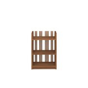 Palma Low Bookcase Teak - W70cm