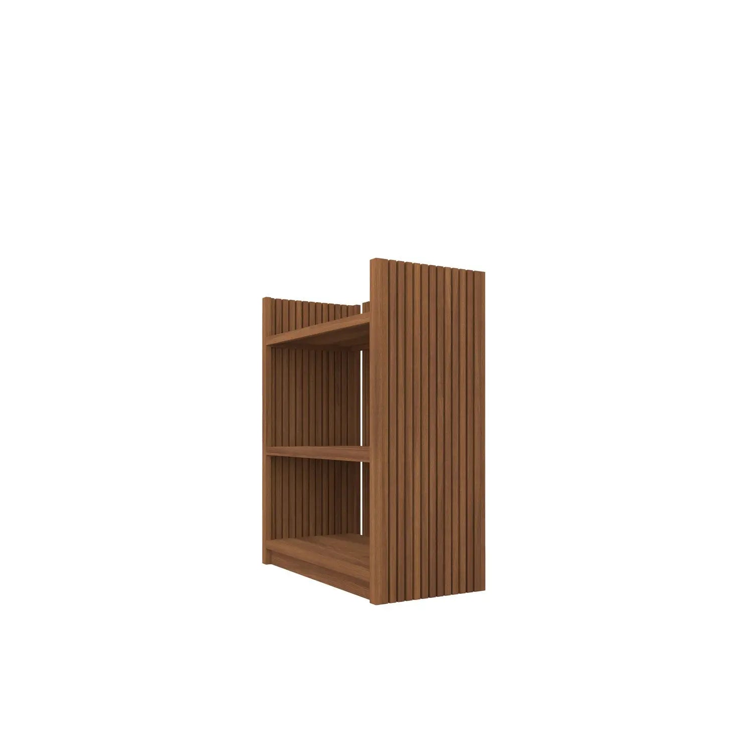 Palma Low Bookcase Teak - W80cm