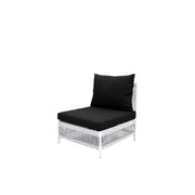 Planar Alu Modular Outdoor Midsection White PT4 - Olefin Black